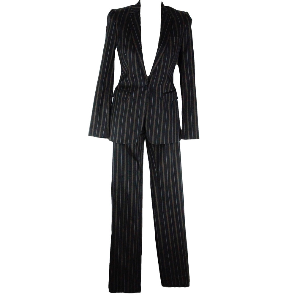 Dolce & Gabbana Pin Stripe Pant Suit